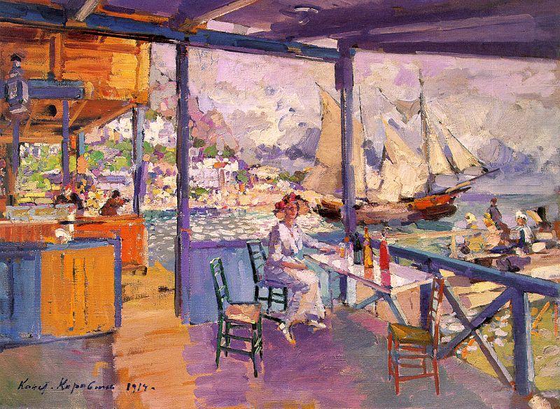 Konstantin Korovin Pier in Gurzuf china oil painting image